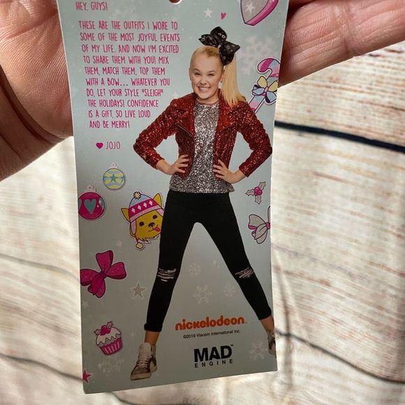 JoJo Siwa Holidays Collection red sequence jacket - Picture 12 of 12